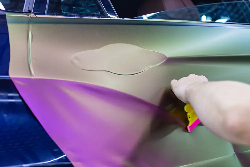 Ukázka polepu vozidla