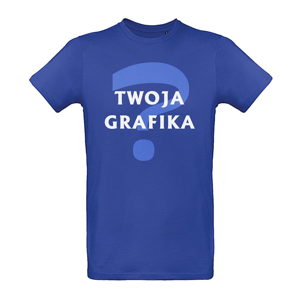 Koszulka męska 175g z nadrukiem DTG – 100% Bawełna Organiczna Inspire T Plus