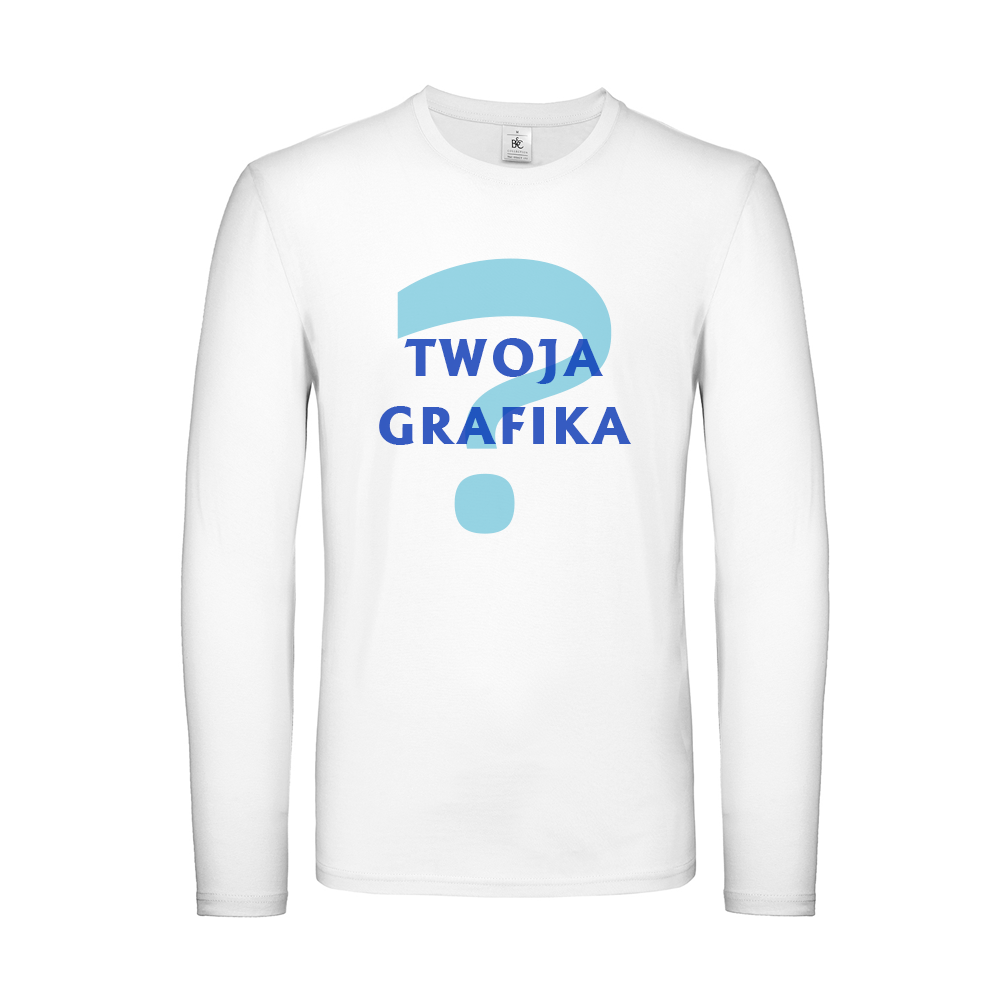 Koszulka męska 185g E150 LSL - 100% bawełna z drukiem DTG