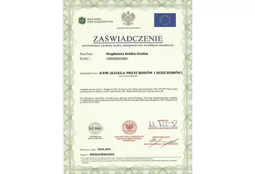 Zasady prowadzenia KPiR