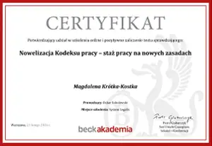 Nowelizacja Kodeksu pracy – staż pracy na nowych zasadach