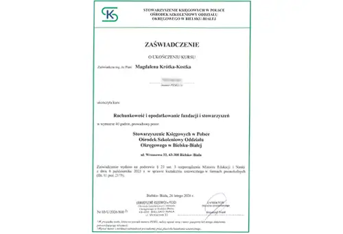 Rachunkowość i opodatkowanie fundacji i stowarzyszeń